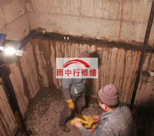 和平电梯井堵漏新工艺